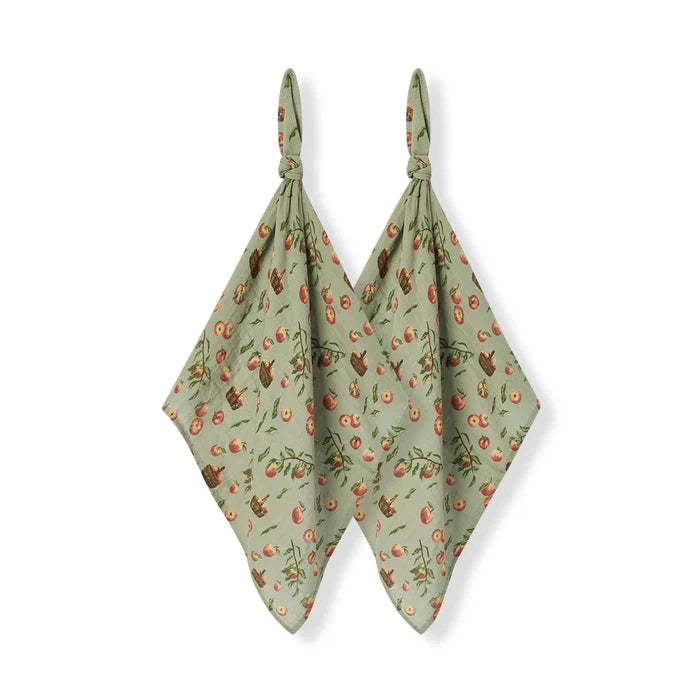 MilkBarn Burp Cloths -Apple Orchard