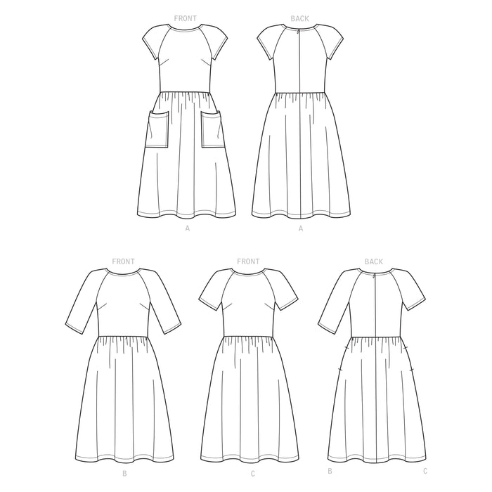 Misses' Dress S9136  Sewing Pattern