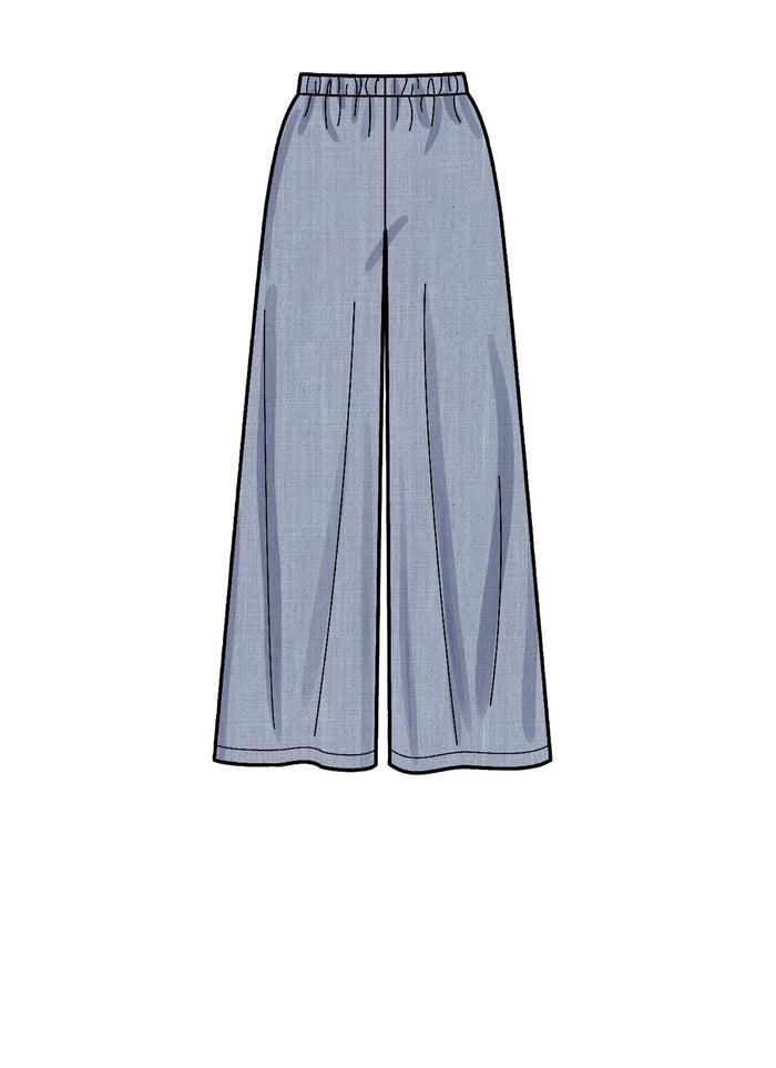 Simplicity Sewing Pattern for Misses' jacket, tank top, and wide cropped pants S9271