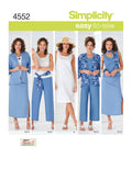 Simplicity Sewing Pattern for Misses' & Plus Sizes, multi-design sportswear for linen fabrics