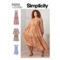 Misses' & Women's Tiered Dresses  Sewing Pattern