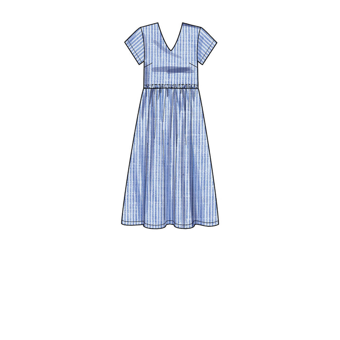 Misses' & Women's Tiered Dresses  Sewing Pattern