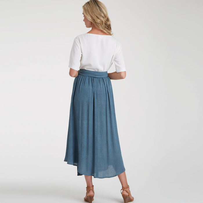 Misses' Wrap Skirts with Tie Options Multi-Size Sewing Pattern