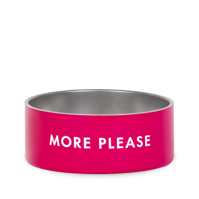 "More Please" Small Dog Bowl by Kate Spade
