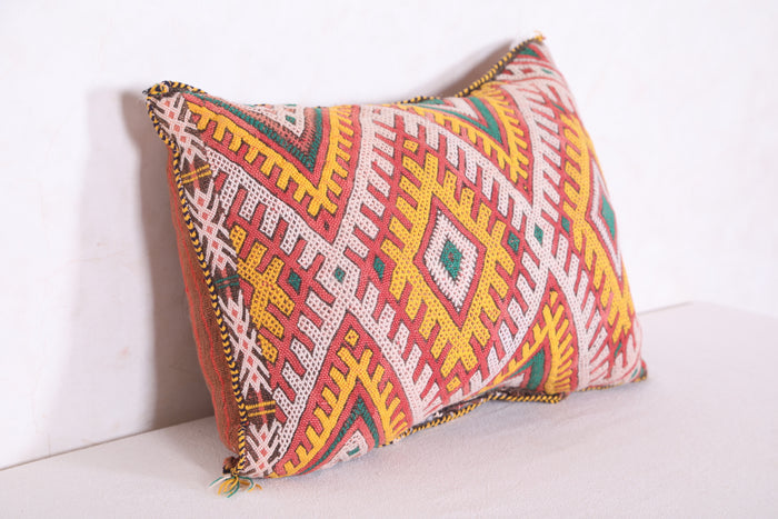 Moroccan Berber Pillow 14.1 INCHES X 20 INCHES - kilim pillow