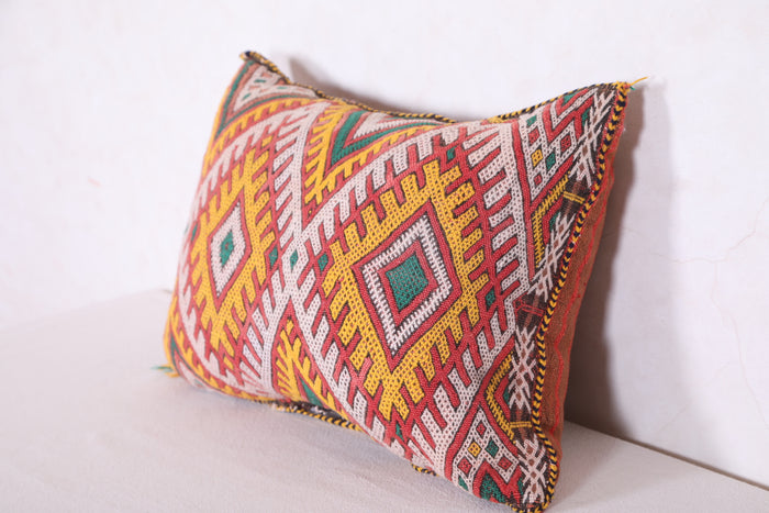 Moroccan Berber Pillow 14.1 INCHES X 20 INCHES - kilim pillow