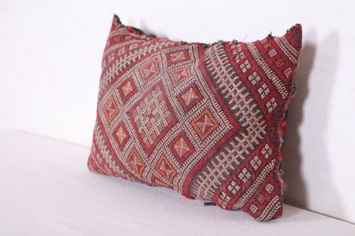 Moroccan Kilim Pillow 9.8 INCHES X 14.5 INCHES - kilim pillow