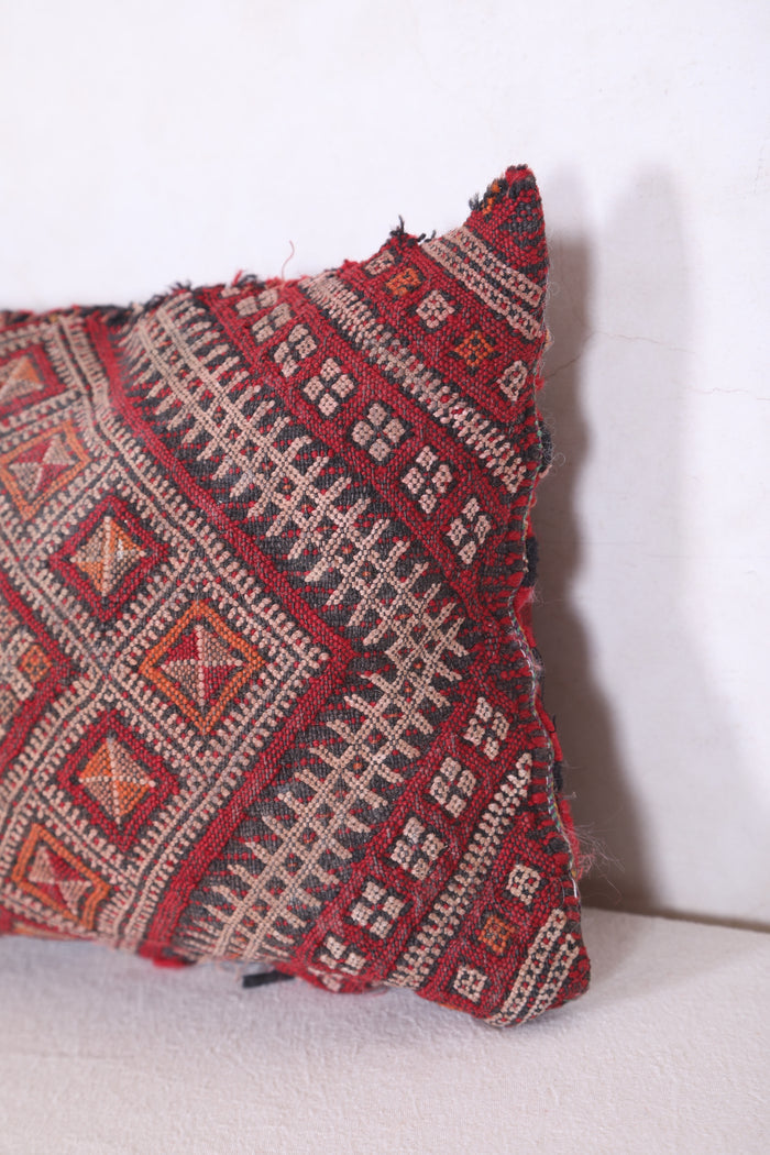 Moroccan Kilim Pillow 9.8 INCHES X 14.5 INCHES - kilim pillow