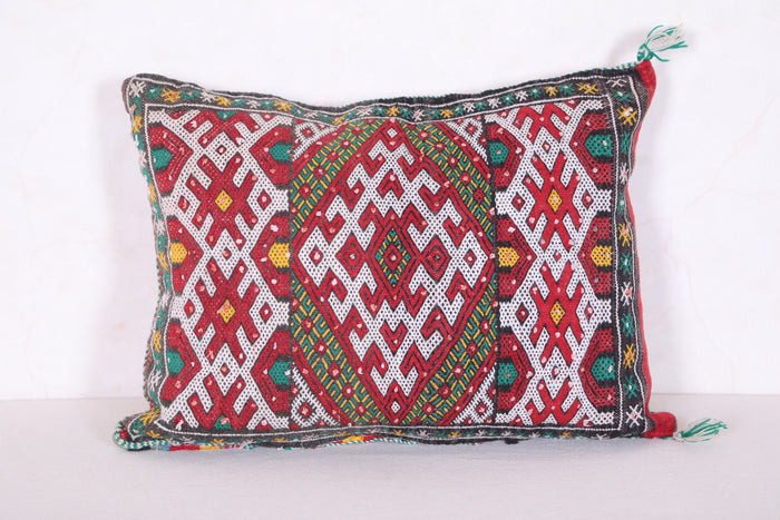 Moroccan Pillow 15.3 INCHES X 19.2 INCHES - kilim pillow