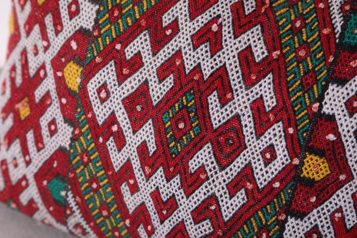 Moroccan Pillow 15.3 INCHES X 19.2 INCHES - kilim pillow