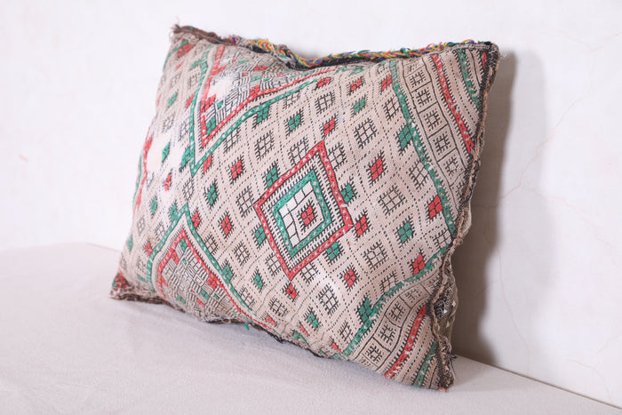Moroccan pillow 15.3 INCHES X 20 INCHES - kilim pillow