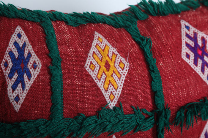 Moroccan rug bellow 13.3 INCHES X 20.4 INCHES - kilim pillow
