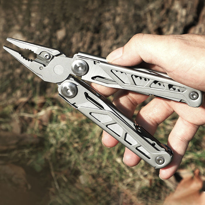 Multifunctional Foldable Pliers EDC Folding Knife Multitool Scissors Saw Clamp Outdoor Multi Purpose Survival Tools Pliers Cutting Knife For Men