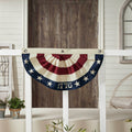 My Country 1776 Bunting Flag - 12x24" - Primitive Star Quilt Shop