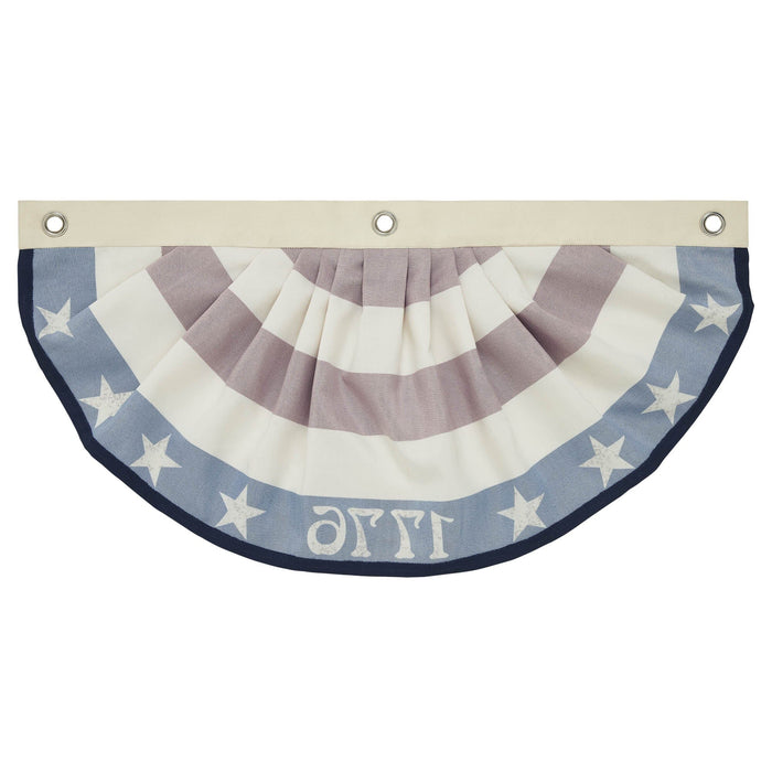 My Country 1776 Bunting Flag - 12x24" - Primitive Star Quilt Shop