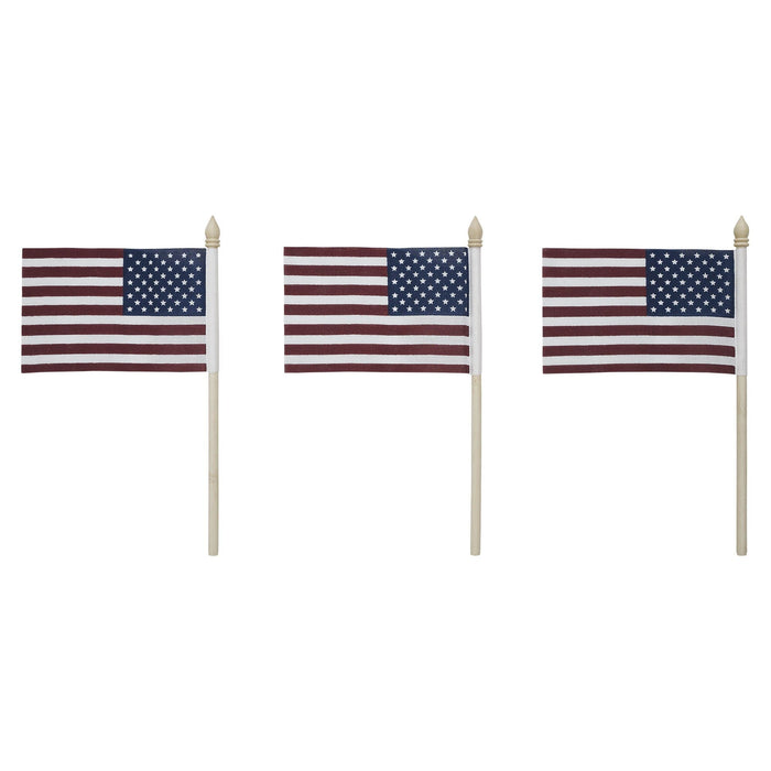 My Country American Flag Picks - Set of 3 - Primitive Star Quilt Shop