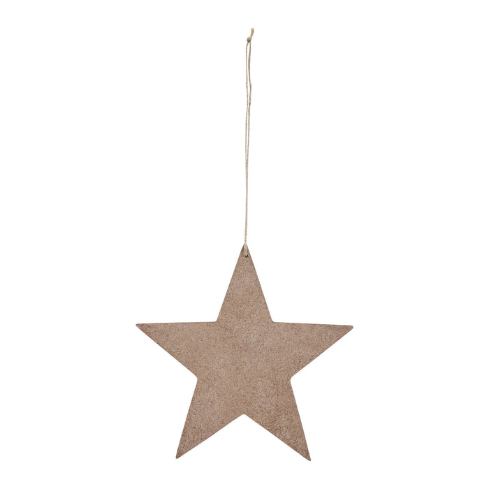 My Country "Let Freedom Ring" Star Ornament - 6x6" - Primitive Star Quilt Shop