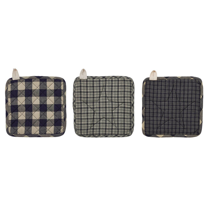 My Country Pot Holder - Set of 3 - Primitive Star Quilt Shop