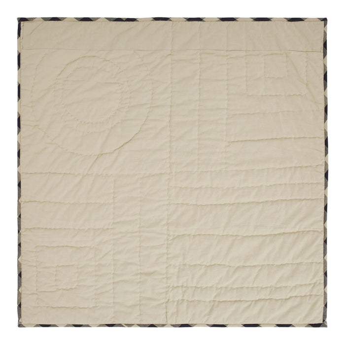 My Country Quilted Lap Throw 32x32" - Primitive Star Quilt Shop