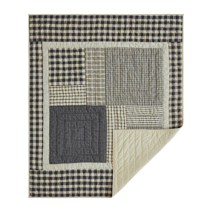 My Country Quilted Throw - Primitive Star Quilt Shop