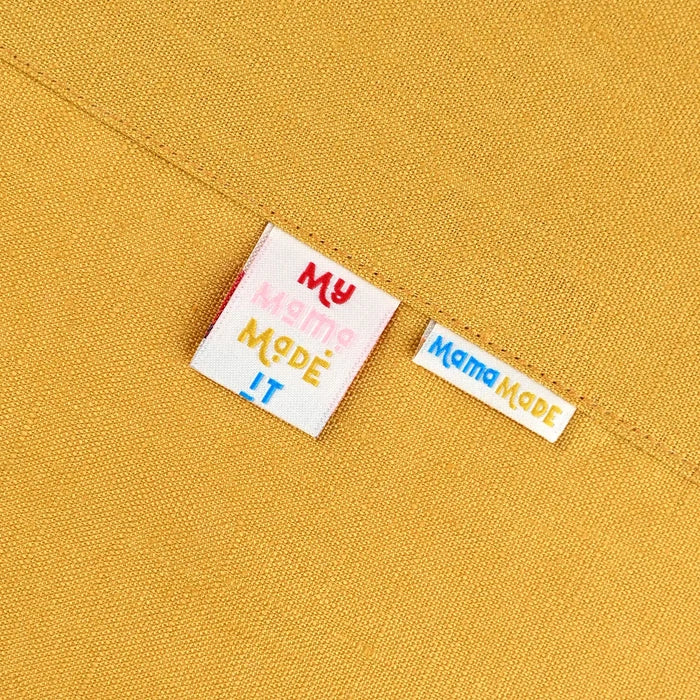 My Mama Made It woven KATM sewing labels for handmade clothes and DIY sewing projects