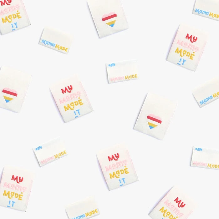 My Mama Made It woven KATM sewing labels for handmade clothes and DIY sewing projects