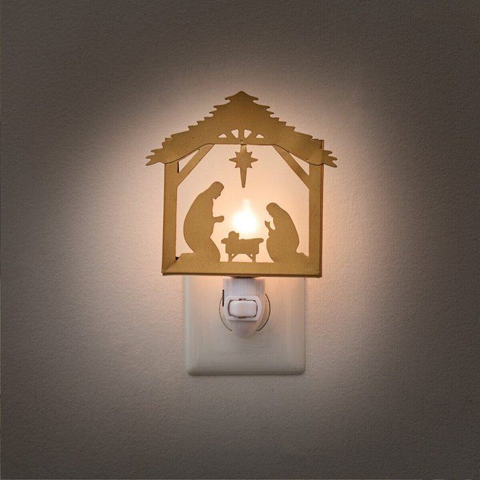 Nativity Night Light - Primitive Star Quilt Shop