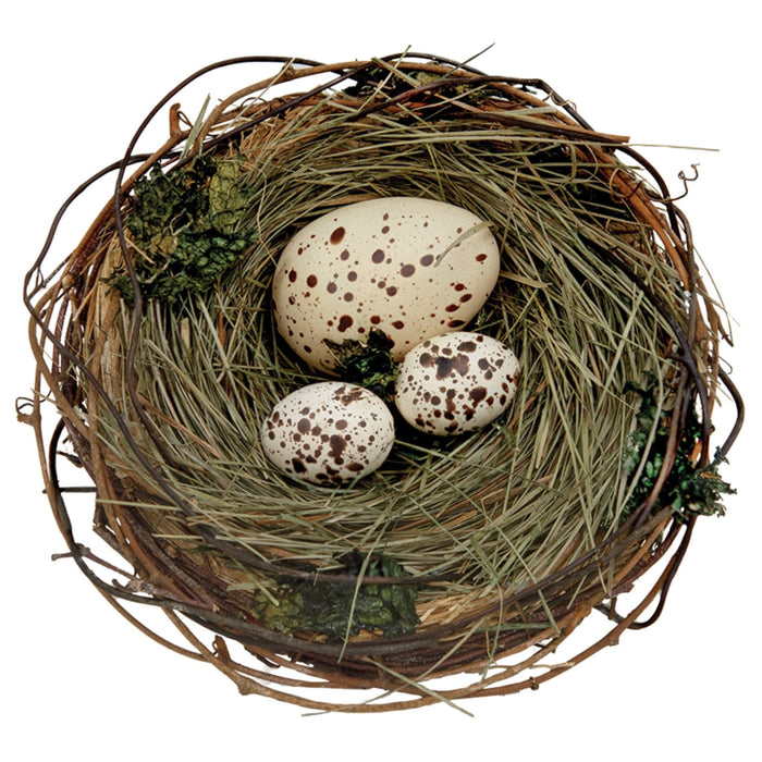 Nest with Speckled Eggs - Primitive Star Quilt Shop