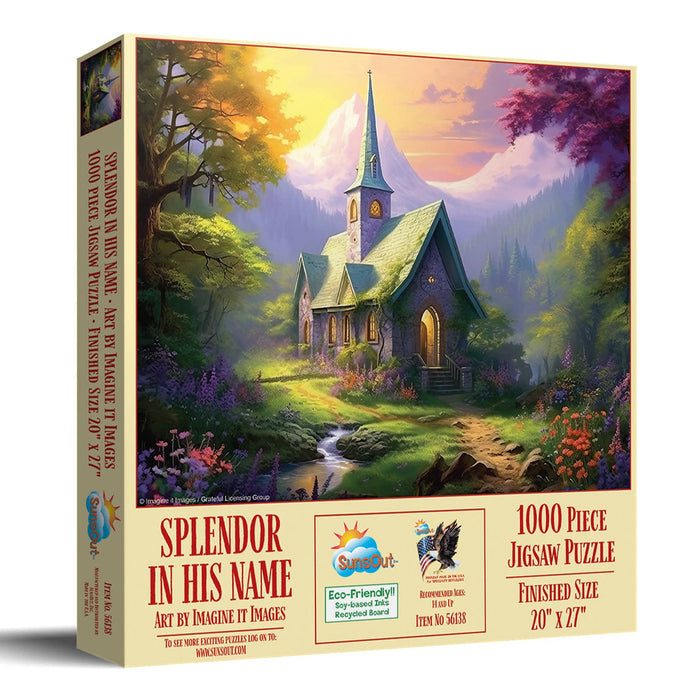 New: 0142 Splendor in His Name 1000 pc Puzzle