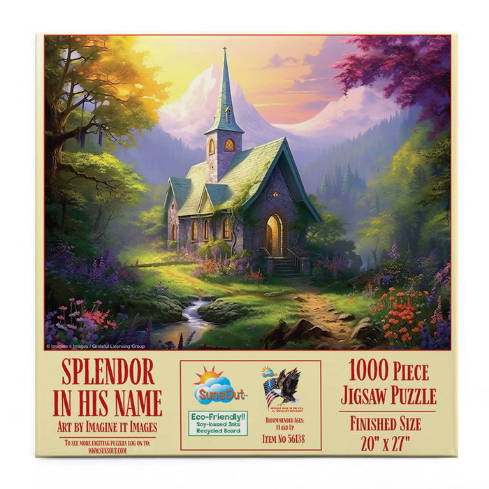 New: 0142 Splendor in His Name 1000 pc Puzzle