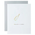 Paper Clip Congrats Card -This Calls for Bubbly