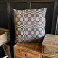 Patriots Knot Tan Woven Pillow 16" - Primitive Star Quilt Shop