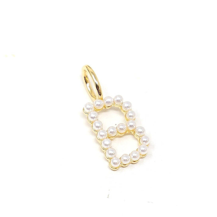 Pearl Initial Charms (Various Initials)