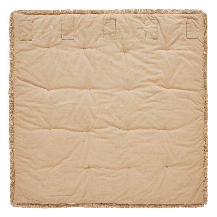 Pip Vinestar Burlap Lap Throw 32x32" - Primitive Star Quilt Shop