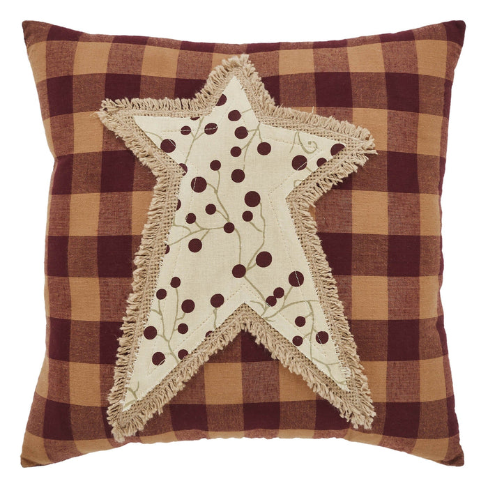 Pip Vinestar Primitive Star Pillow 12" - Primitive Star Quilt Shop