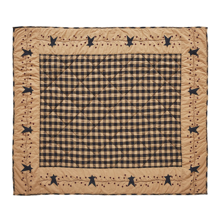 Pip Vinestar Quilted Throw - Primitive Star Quilt Shop
