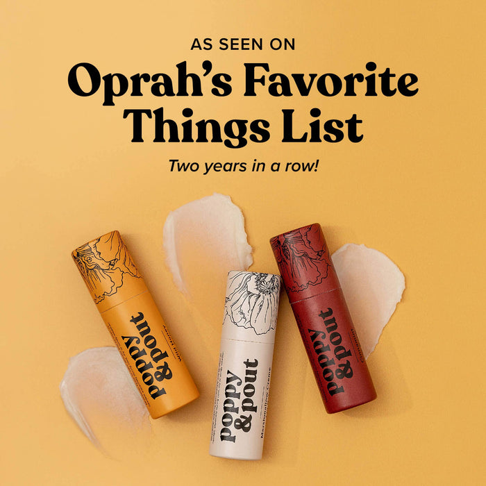 Poppy & Pout Lip Balm, Marshmallow Creme