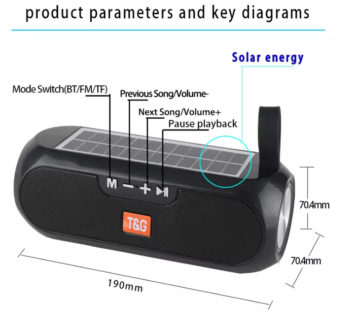 Portable Bluetooth Home Theatre Speaker with Charging Base System