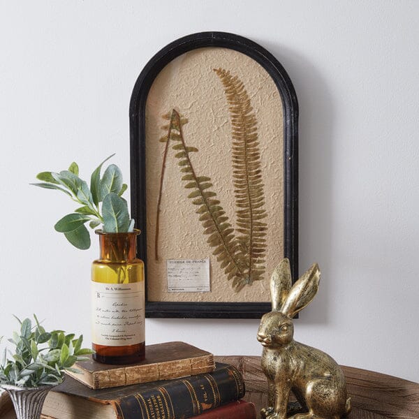 Pressed Botanicals Boston Fern Wall Decor - Primitive Star Quilt Shop