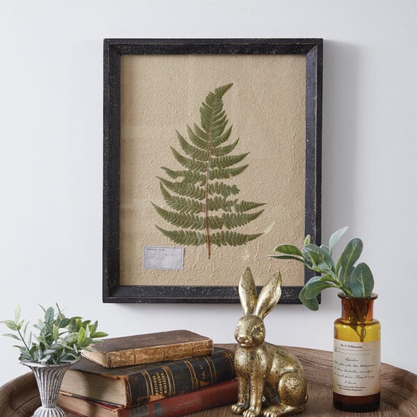 Pressed Botanicals Lady Fern Wall Decor - Primitive Star Quilt Shop