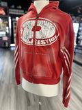 Prestige Zip Hoodie "Red Swarovski"