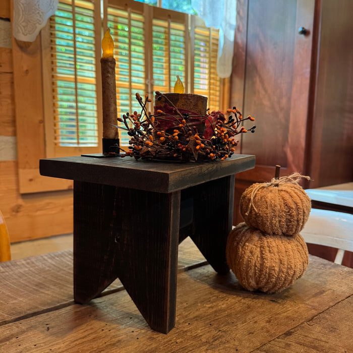 Primitive Wood Bench Riser with Color Options - Primitive Star Quilt Shop