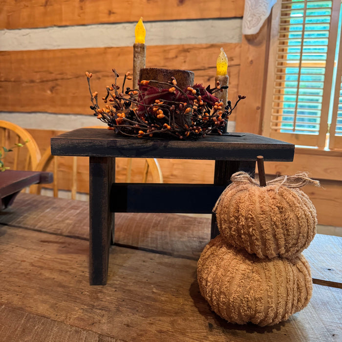 Primitive Wood Bench Riser with Color Options - Primitive Star Quilt Shop
