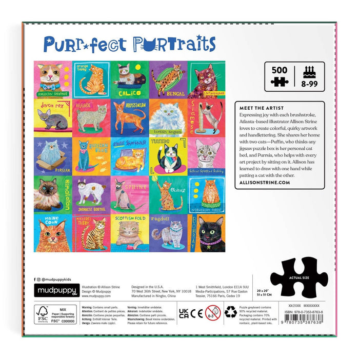 Purr-Fect Portraits | 500 Piece Jigsaw Puzzle