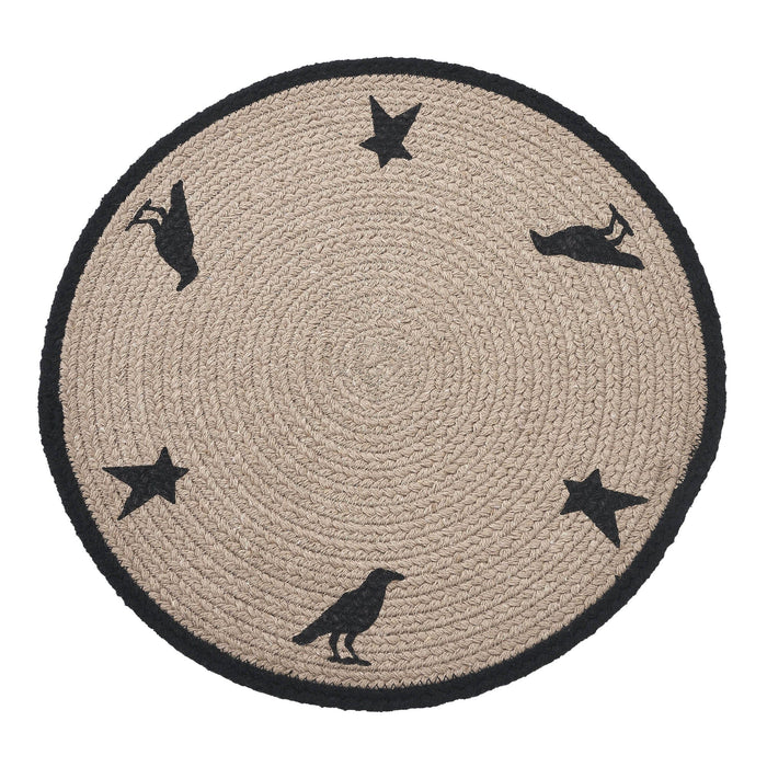 Raven Harvest Braided Tablemat 14" - Primitive Star Quilt Shop