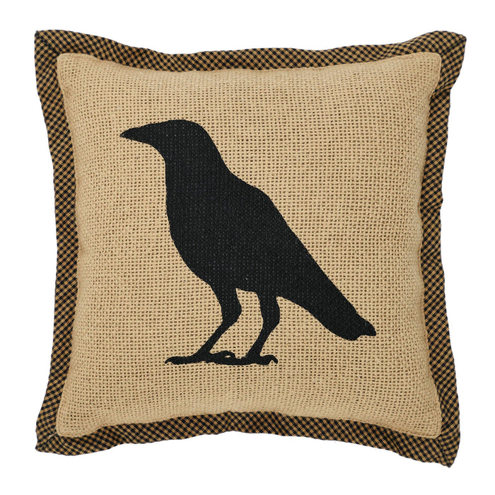 Raven Harvest Pillow 9" - Primitive Star Quilt Shop