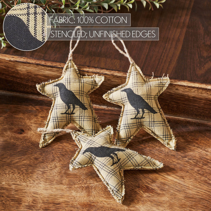 Raven Harvest Primitive Star Ornament Bowl Filler - Set of 3 - Primitive Star Quilt Shop