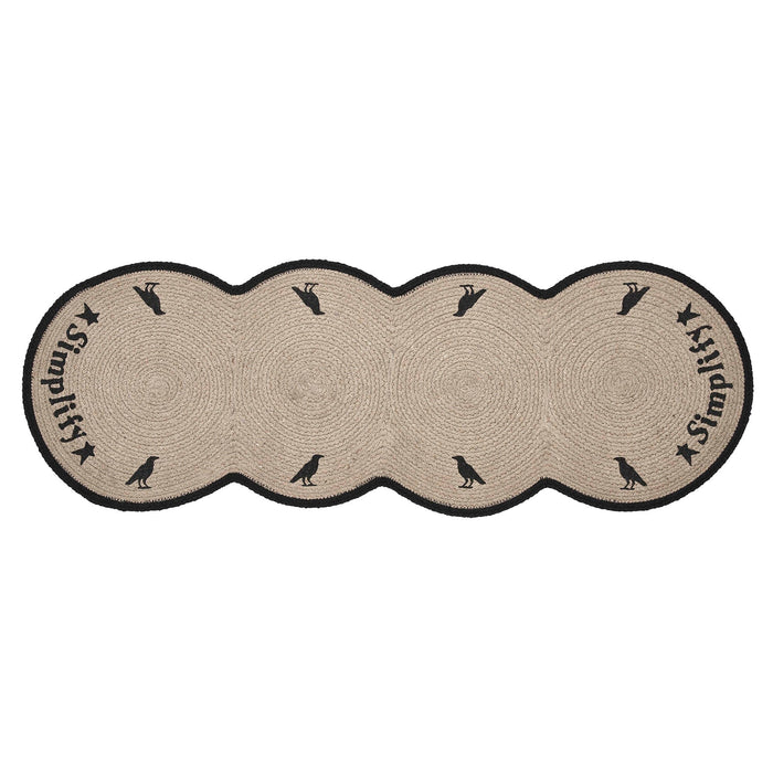Raven Harvest "Simplify" Braided Runner 12x36" - Primitive Star Quilt Shop