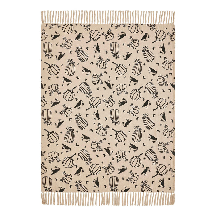 Raven Harvest Throw - Primitive Star Quilt Shop