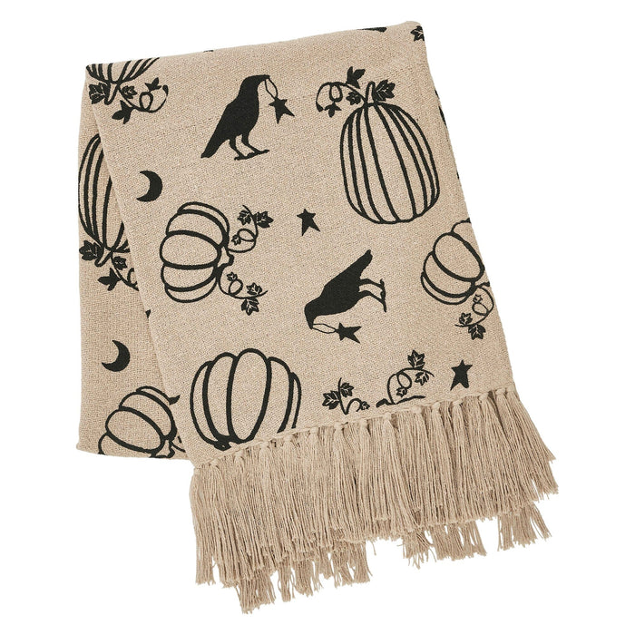 Raven Harvest Throw - Primitive Star Quilt Shop